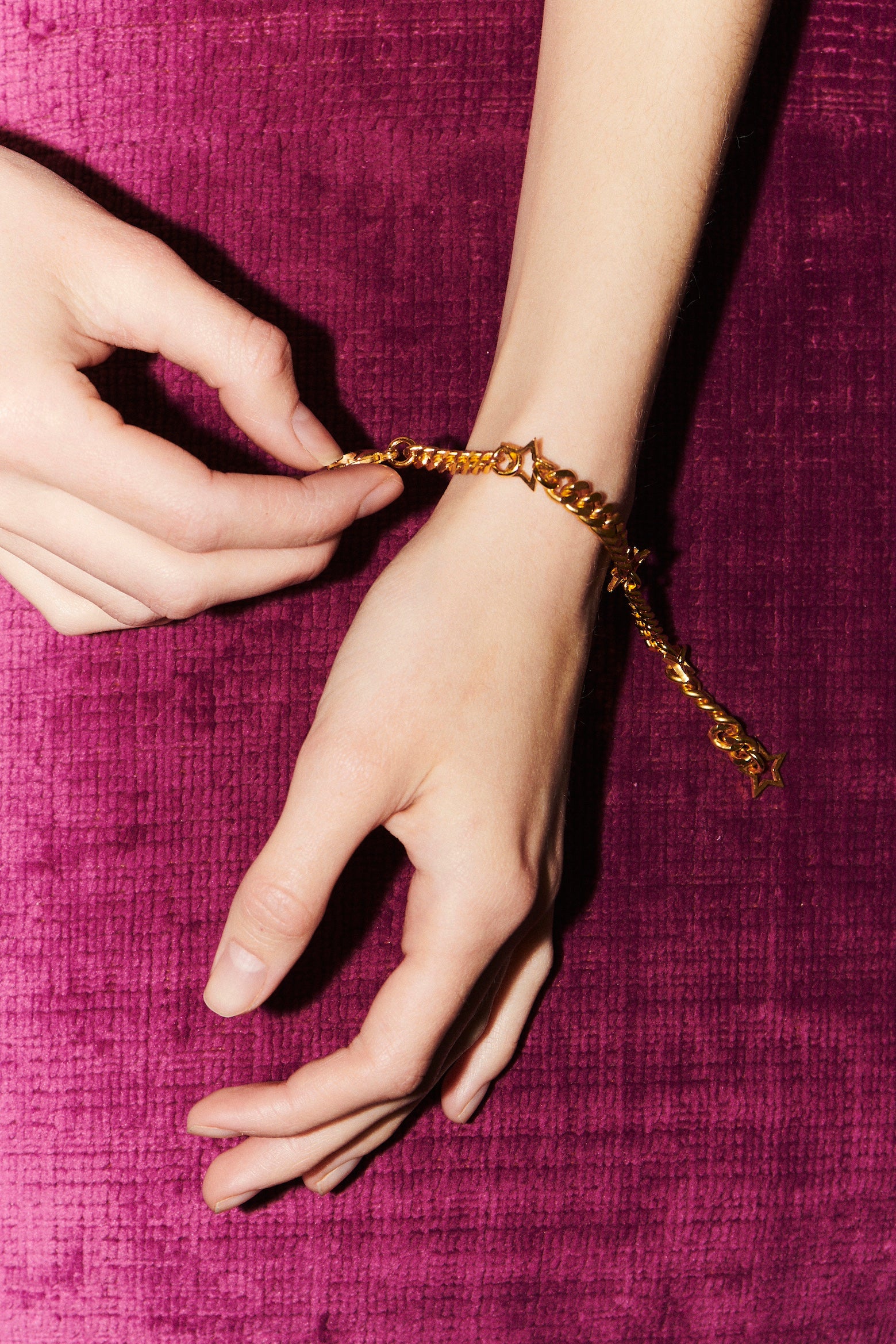 chaingang armband Sterne universe gold