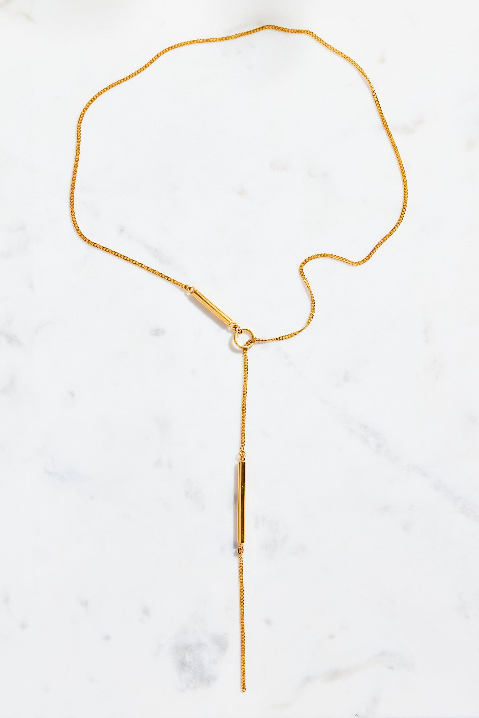 Halskette Durchzieh Gold Chaingang