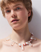 Collier Ziggi | Bergkristall, Achat und so cool