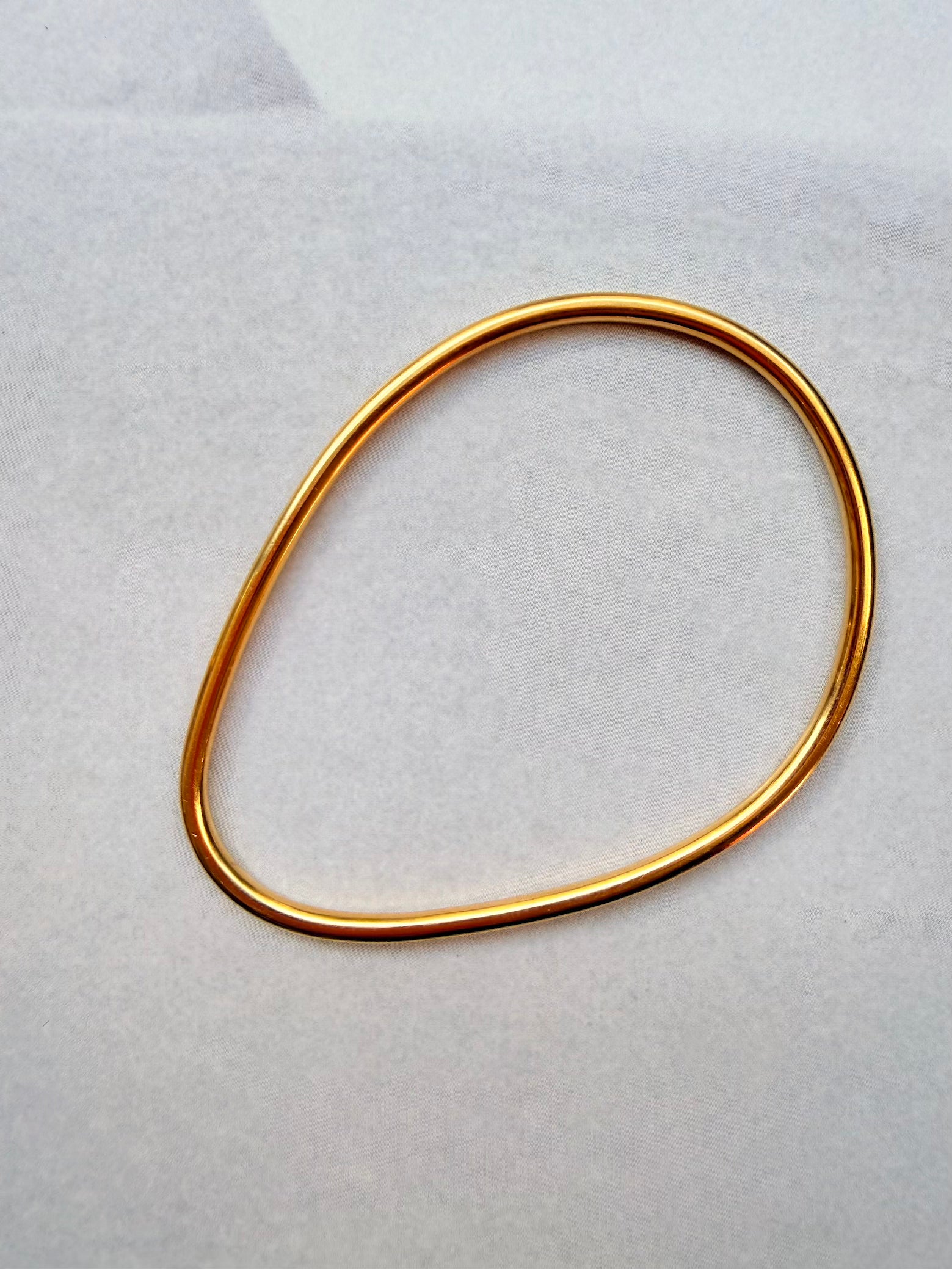 Armreif Flow 24 Karat vergoldetem Sterling Silber von Chaingang