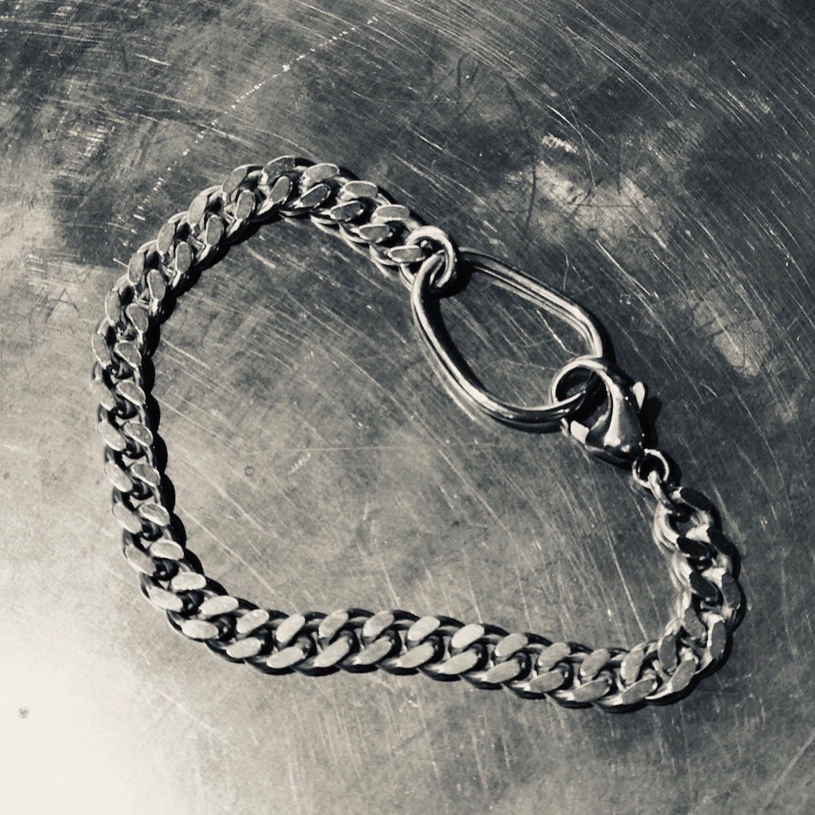 Armband Silber Anhänger Chaingang
