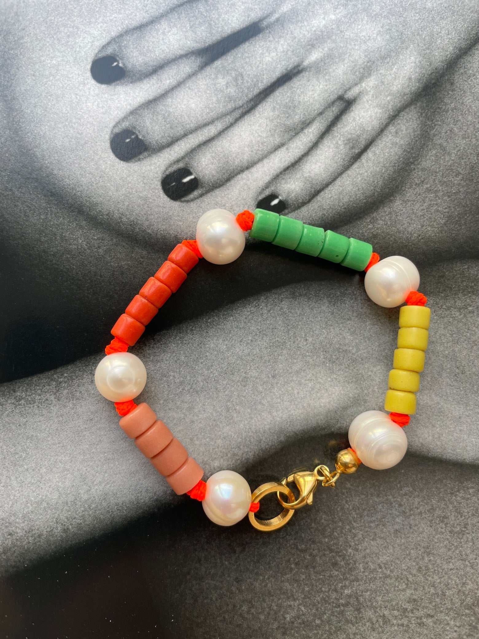 chaingang Armband fourcolors Afrika Beads