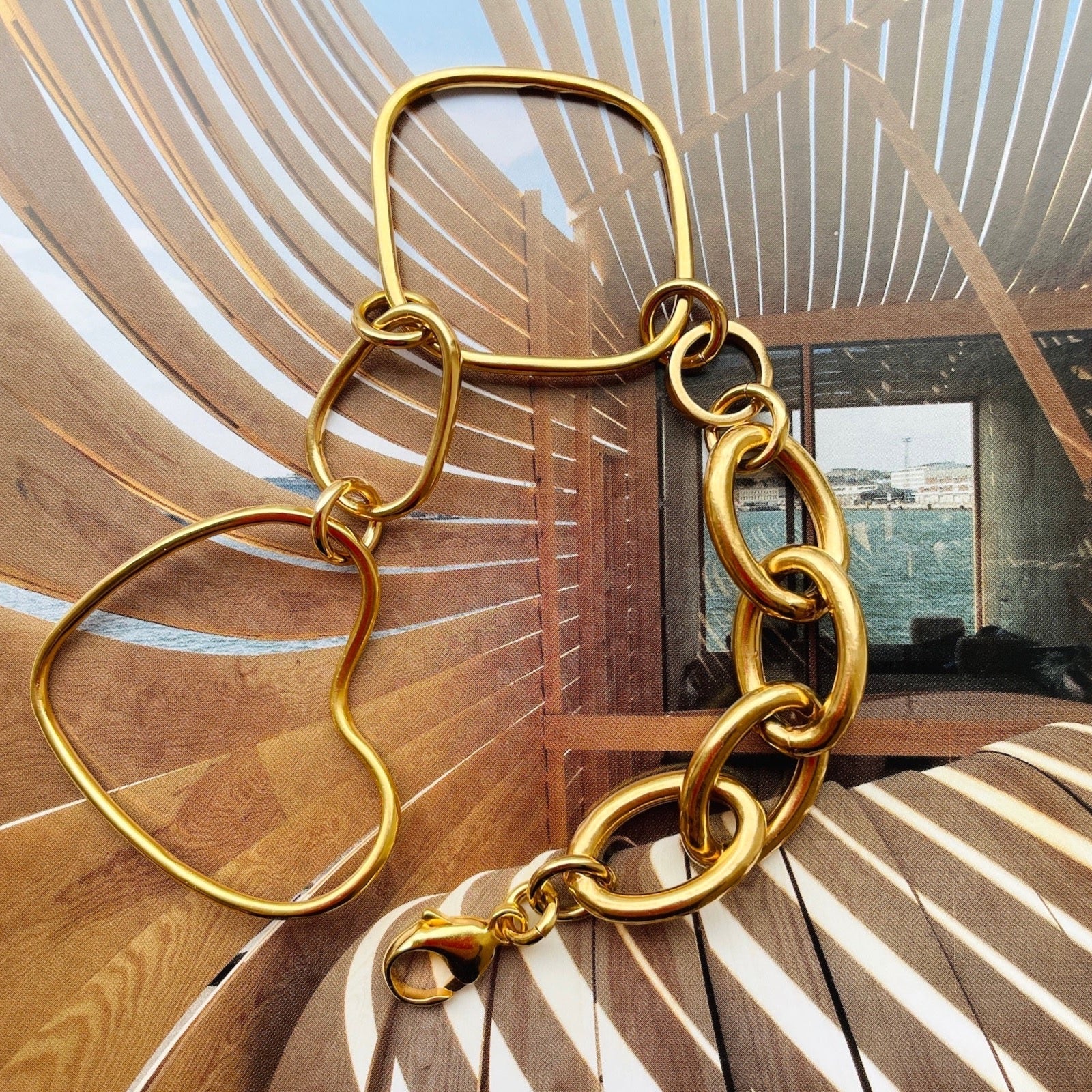 Armband Kette Gold Statement Chaingang