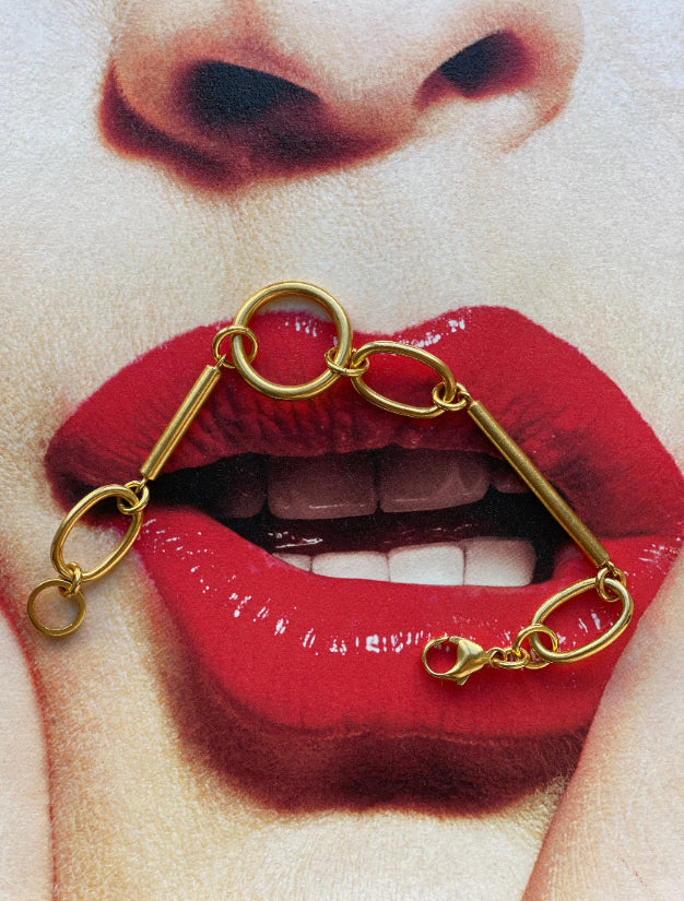 chaingang armband lina bold gold