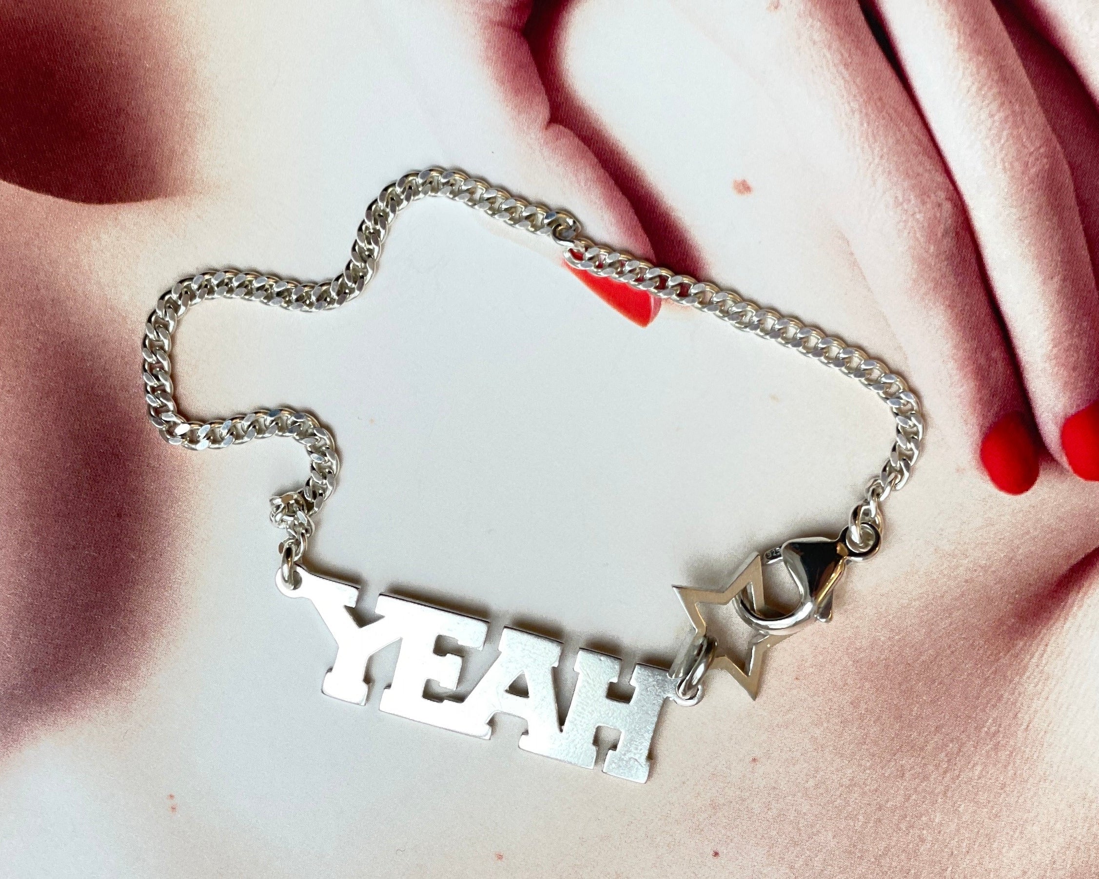 Panzerkette Yeah Armband Sterling Silber Chaingang aus München