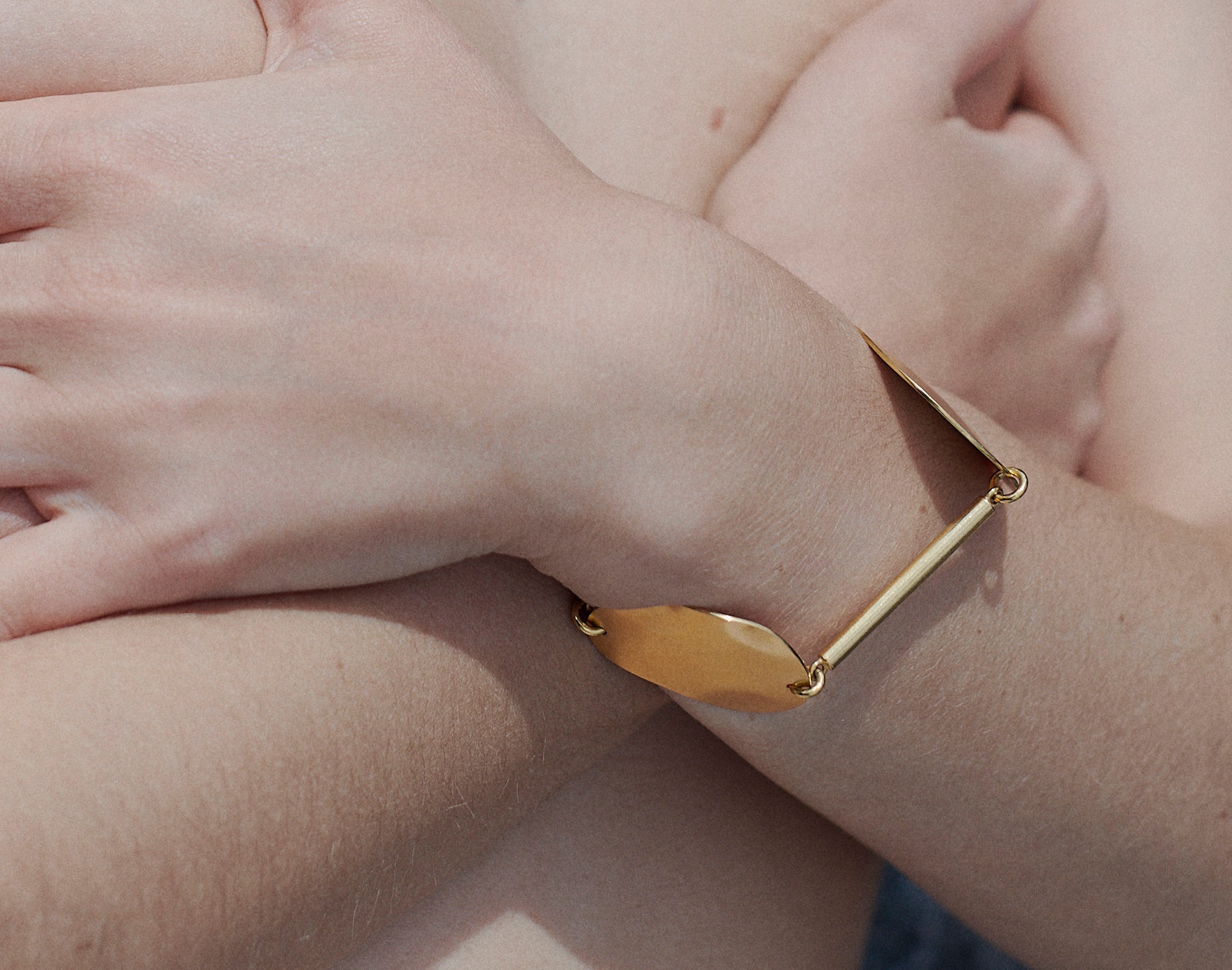 Goldarmband mountains groß chaingang