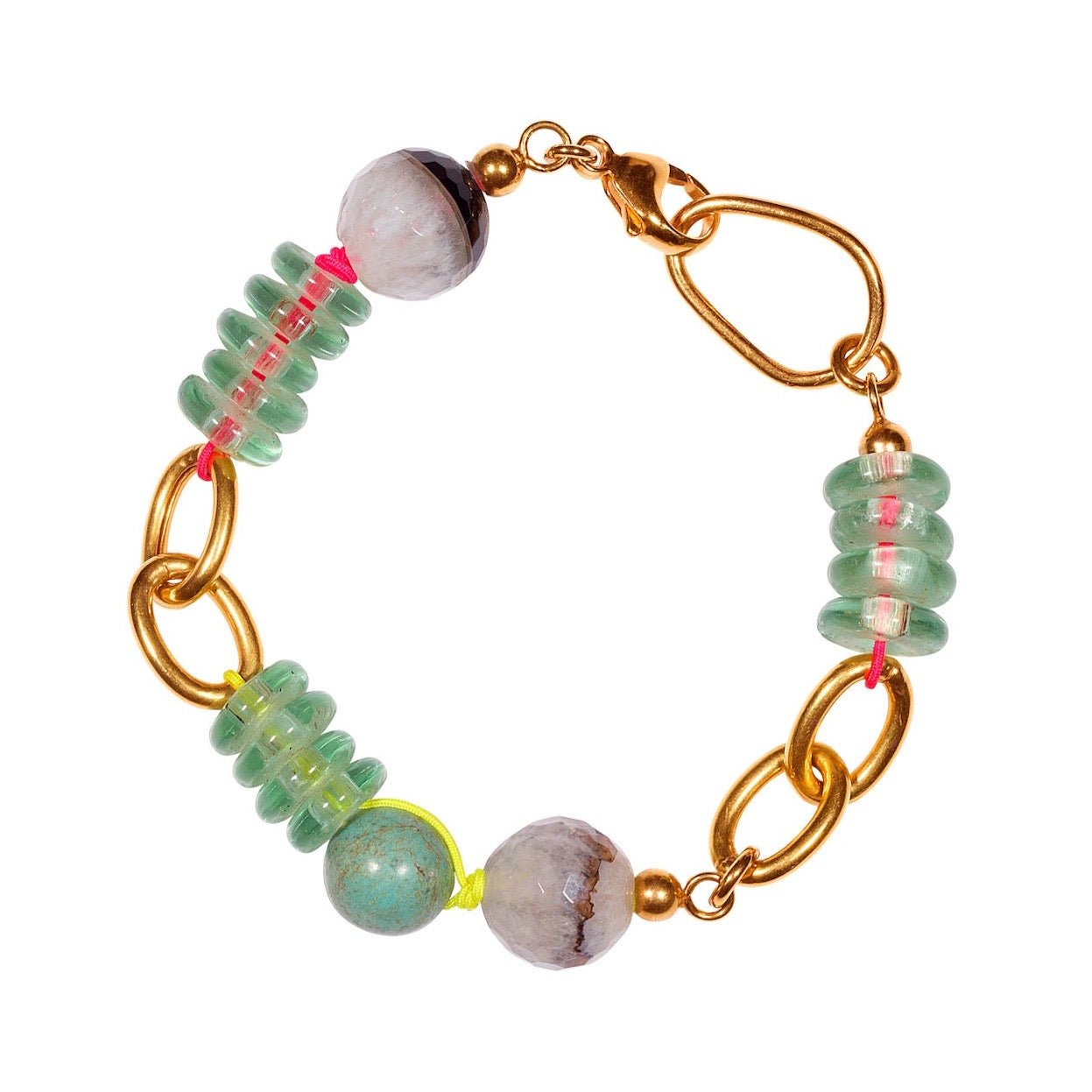 Armband Statement Edelsteine Chaingang