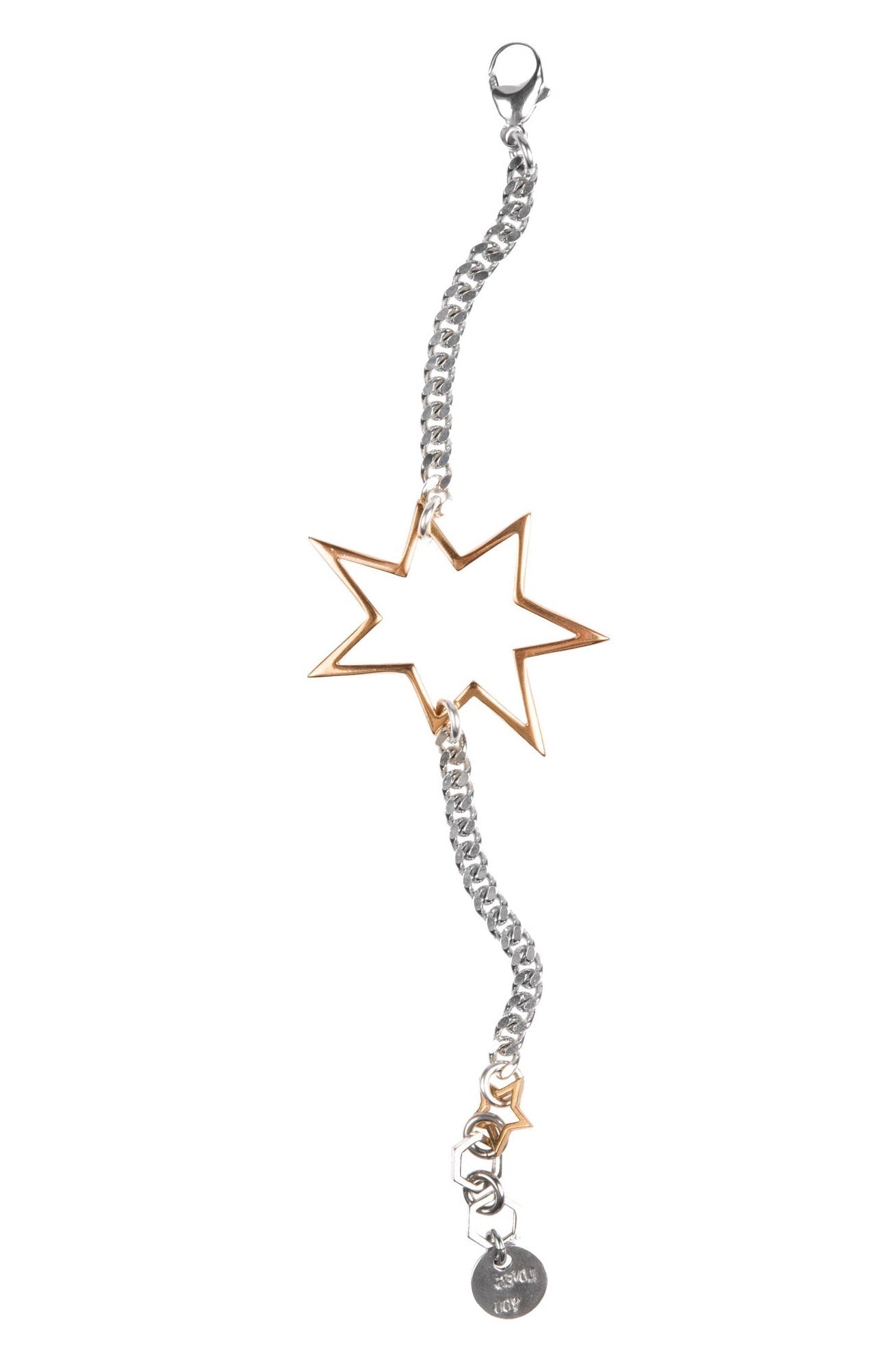 chaingang Panzerarmband Stern bicolor