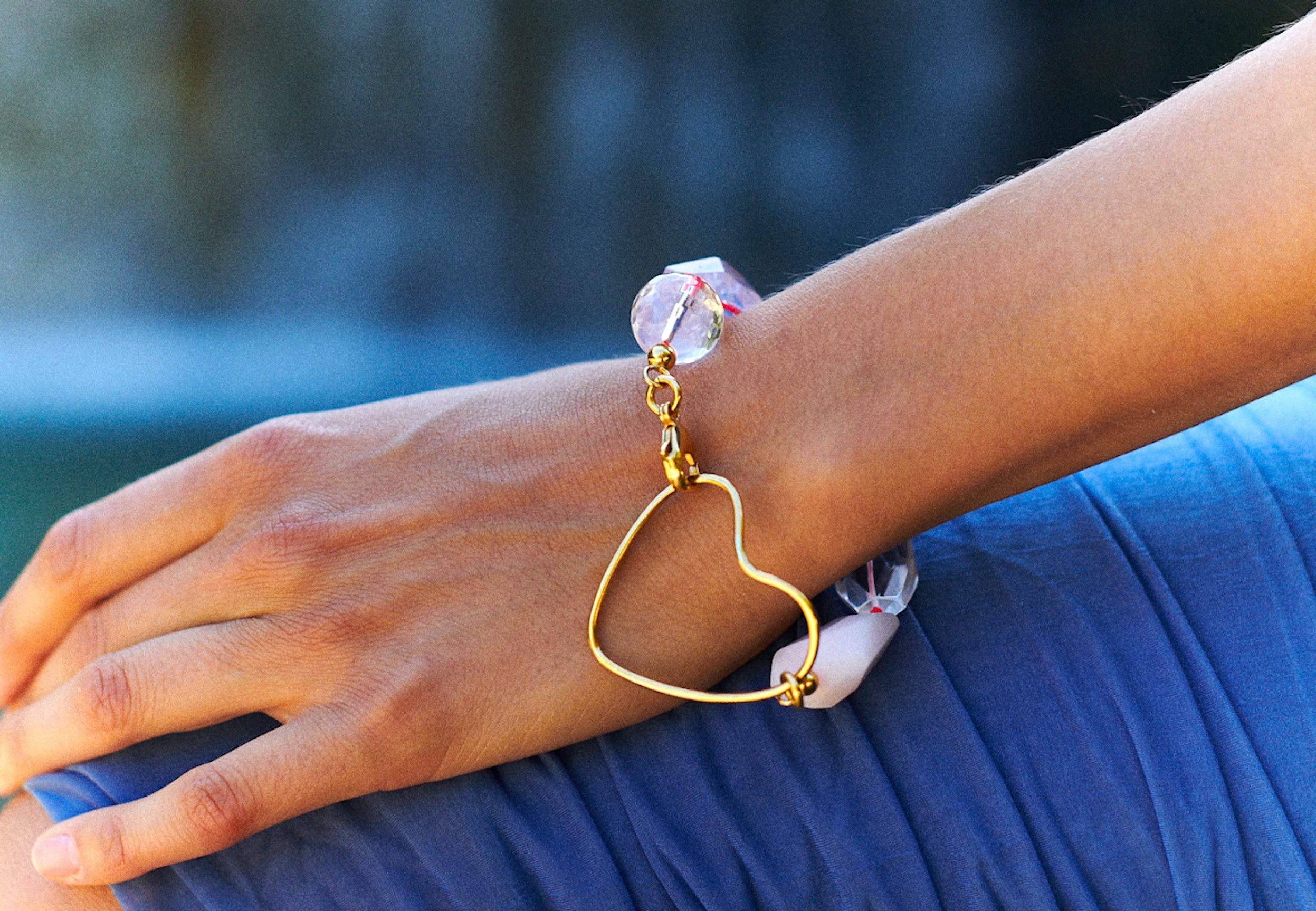 Armband Sugar Perlen Gold Satement Chaingang