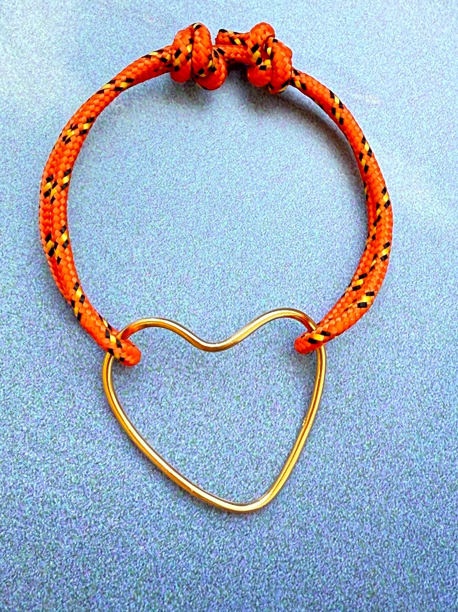 Chaingang Herz Armband orange