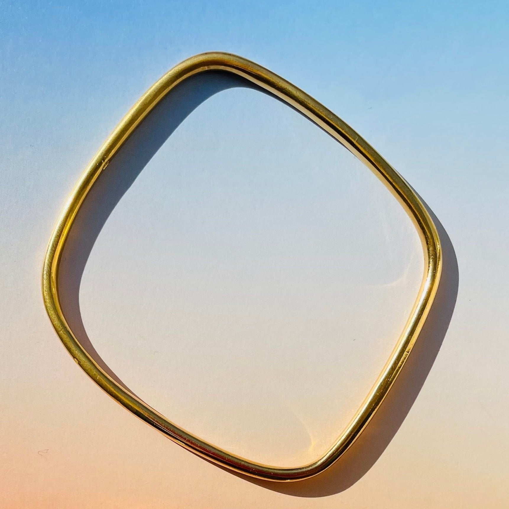 chaingang armreif trapez gold