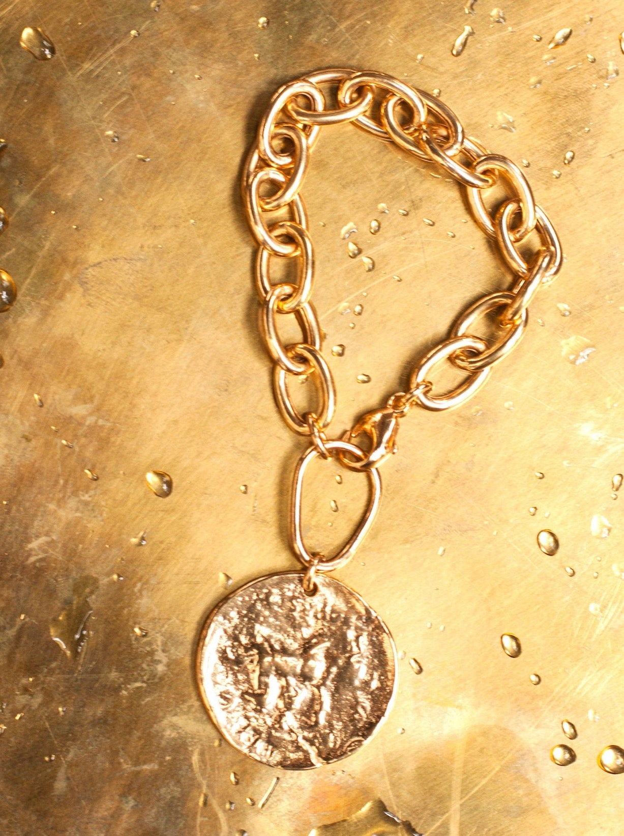 Armband Statement Gold Anhänger Chaingang 