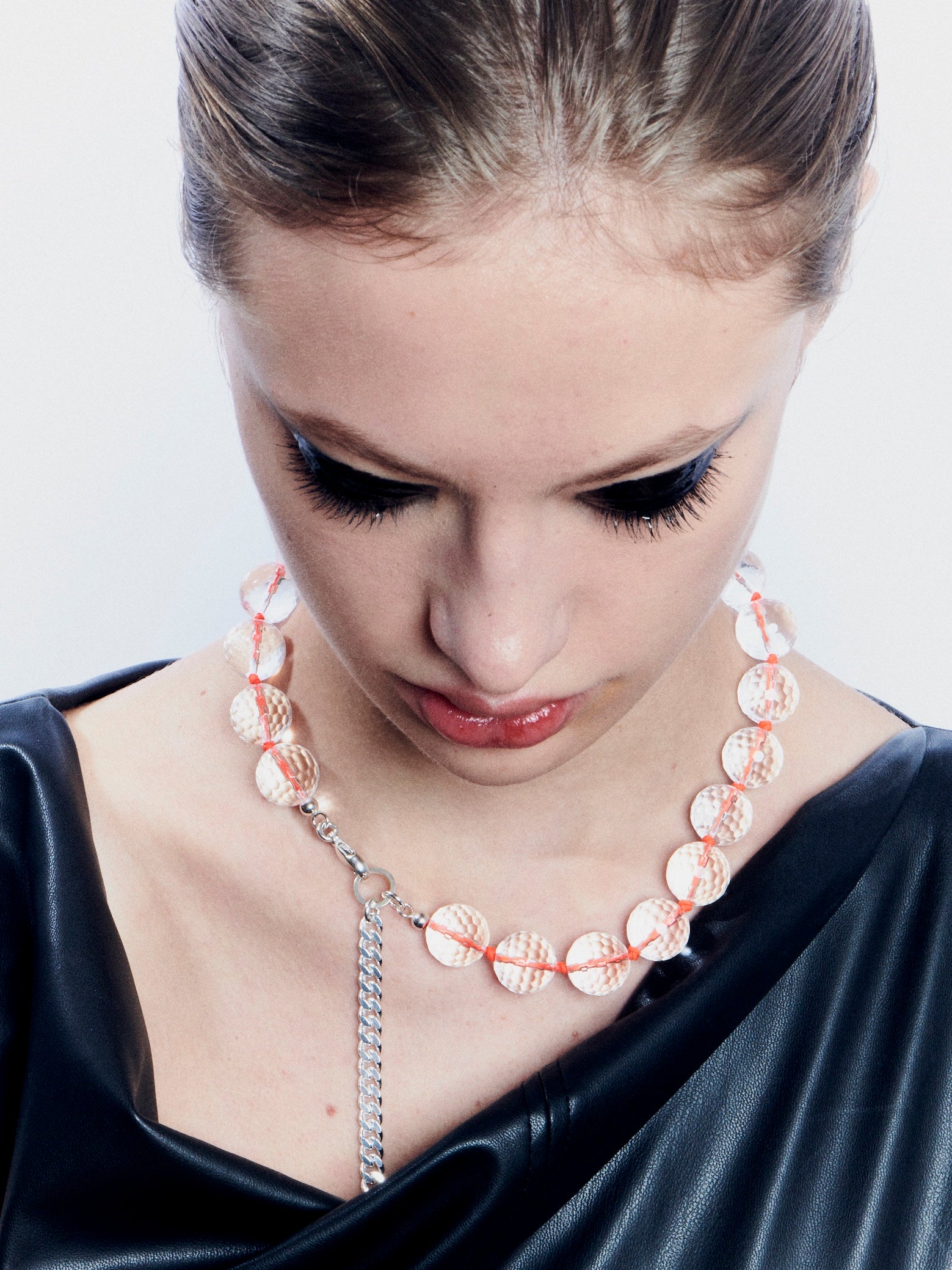 chaingang Bergkristall Collier Variation