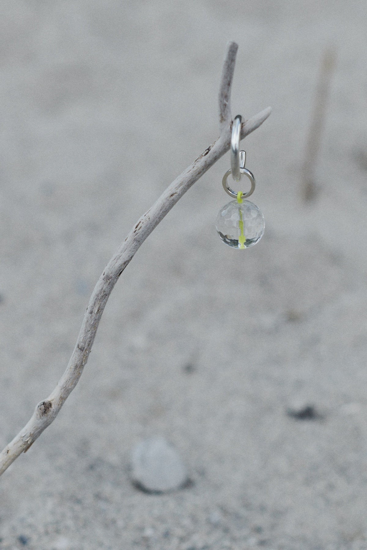 chaingang earcuff neongelb silber
