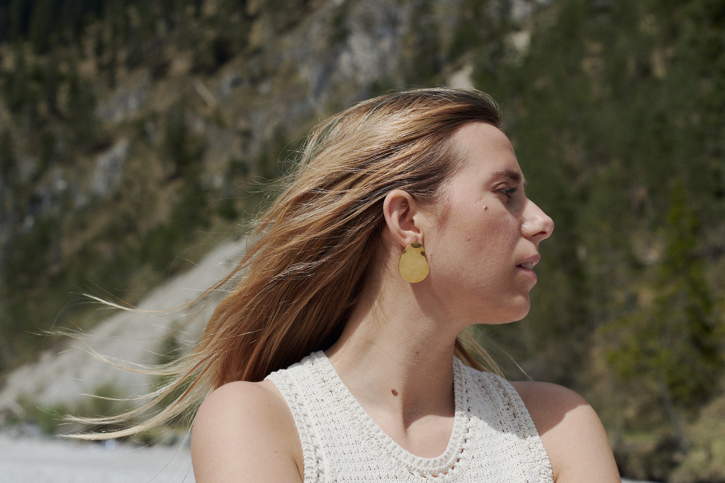 ohrringe gold serie mountains chaingang