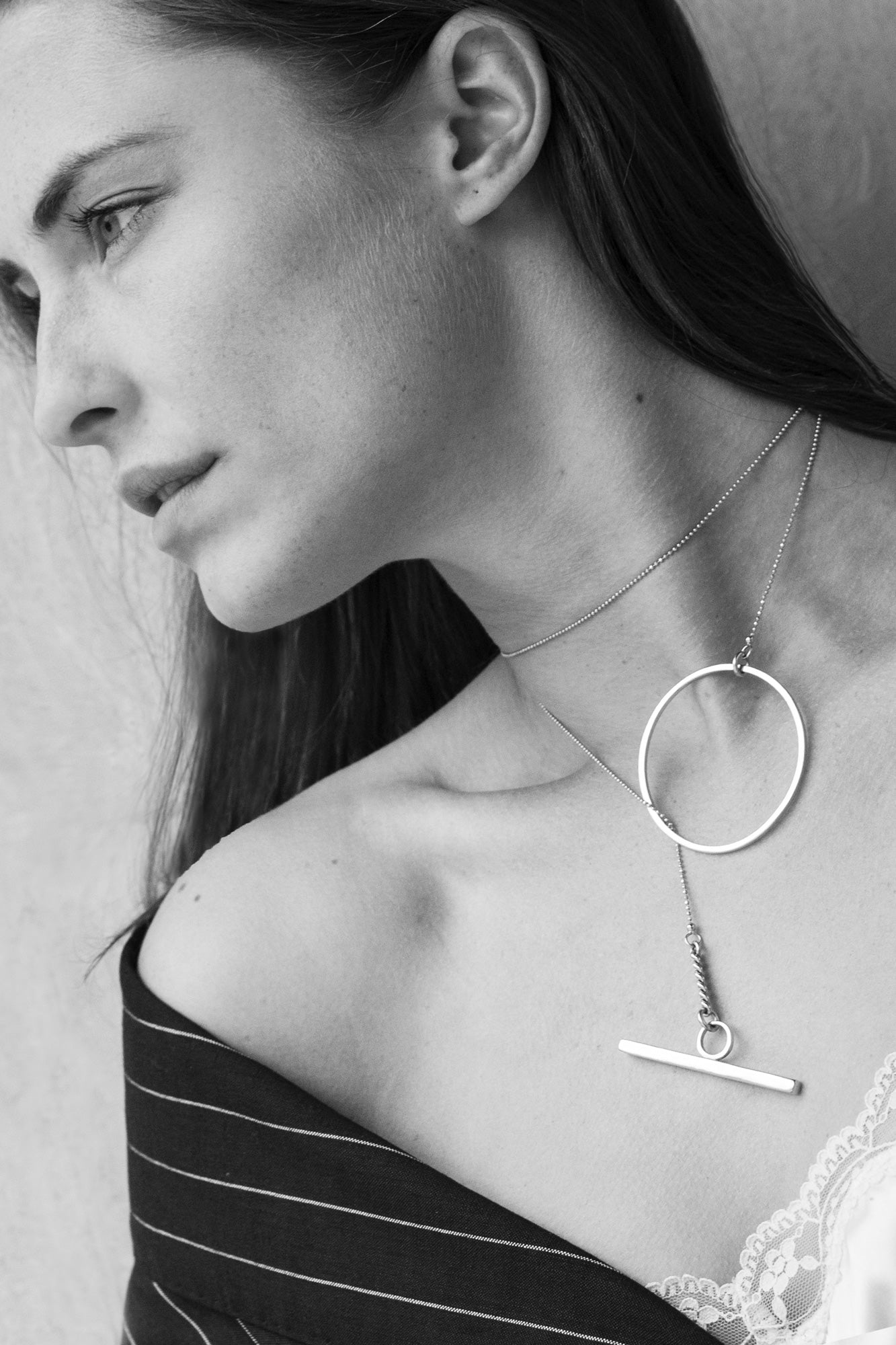 Halskette Silber Durchziehen Chaingang