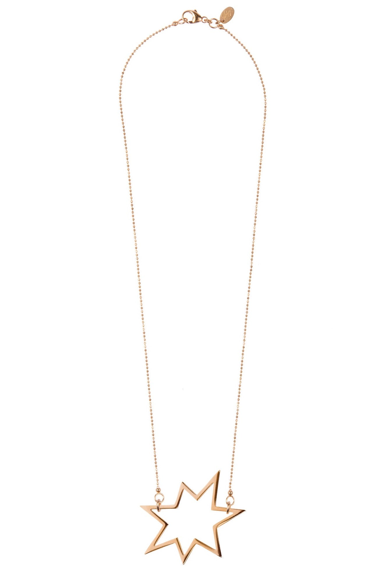 Halskette Gold Stern Anhänger Chaingang