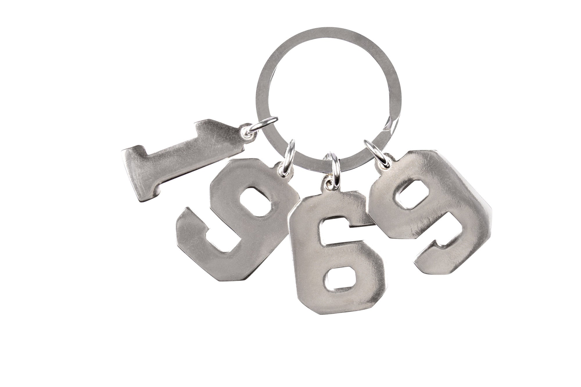 Schlüsselanhänger Silber Geburtsjahr Chaingang