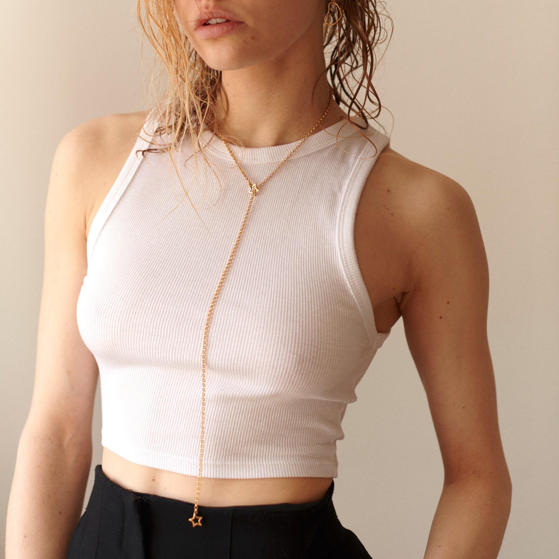 Halskette Gold Stern Minimalistisch Chaingang
