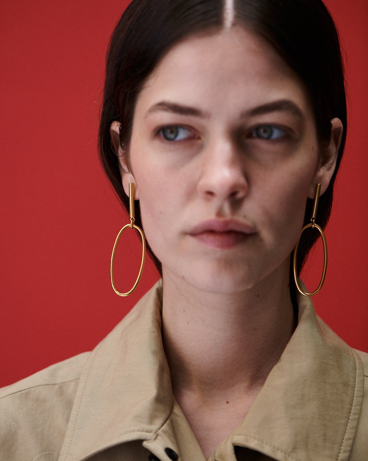 chaingang elegante ohrringe gold