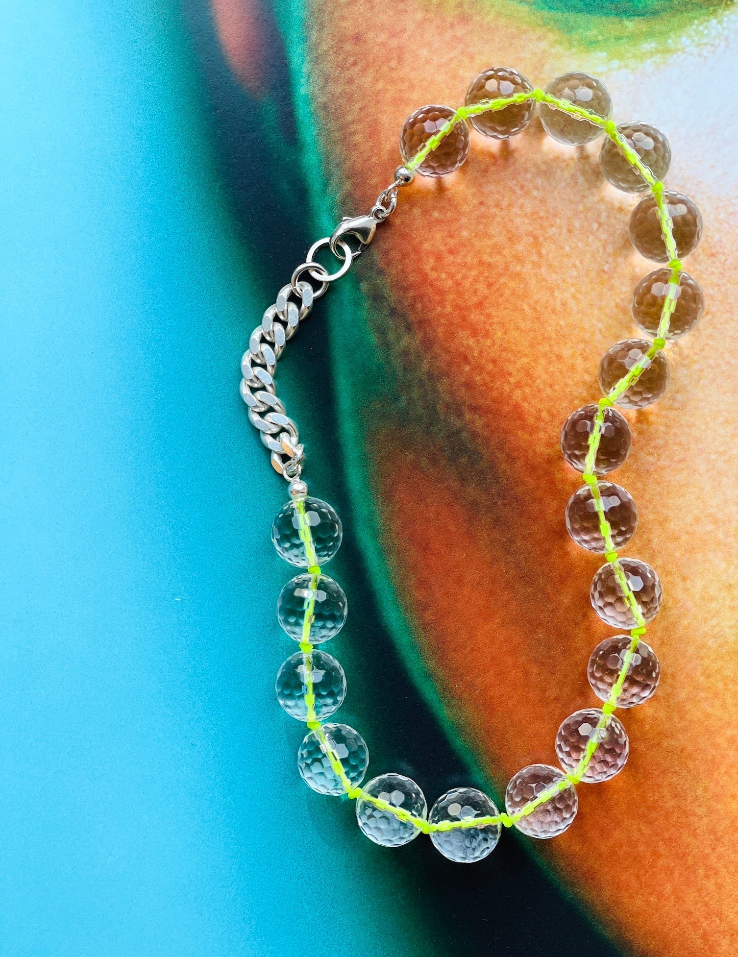 Halskette Statement Collier Clearrock Silber Chaingang
