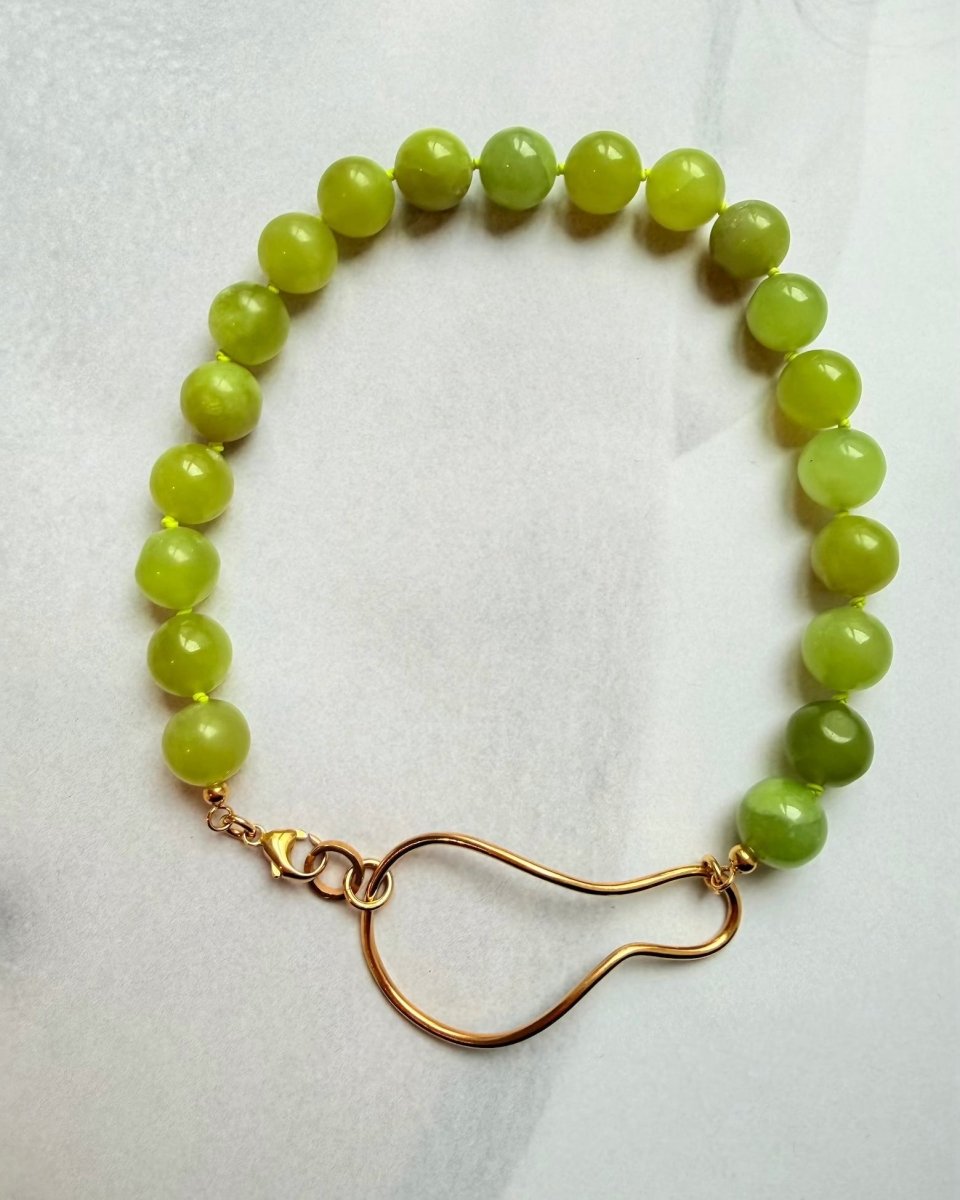 collier jady Korea gruen jade halsnah edel chaingang