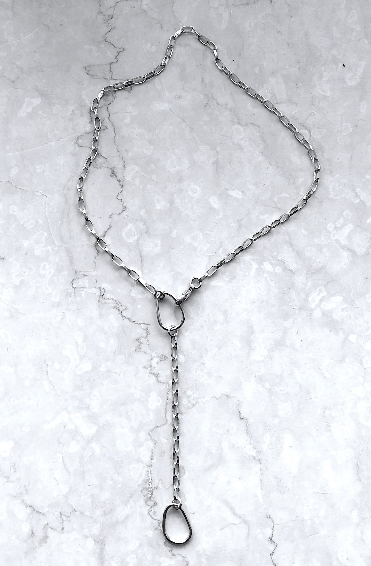 Halskette YSY Silber Y Kette Chaingang