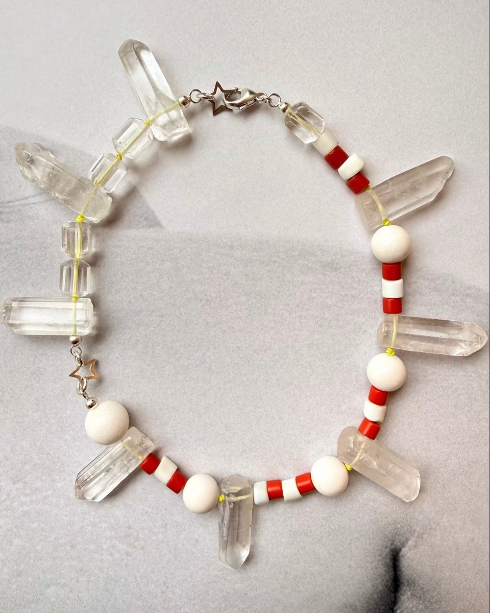 Bergkristall Schmuck, Collier Ziggi von Chaingang aus München
