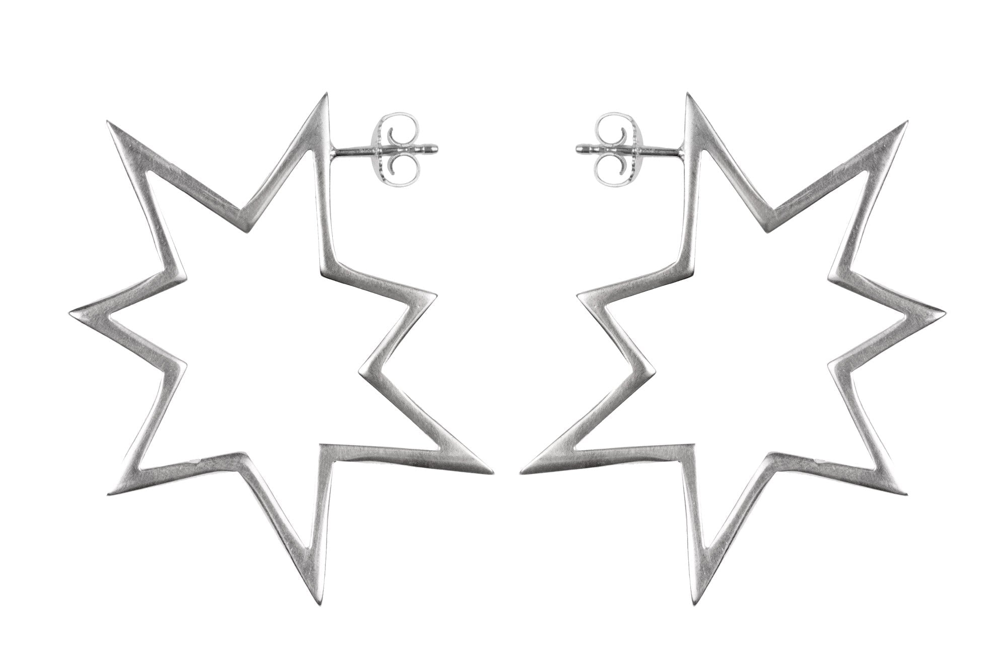 chaingang ohrringe Sterne Sterling Silber