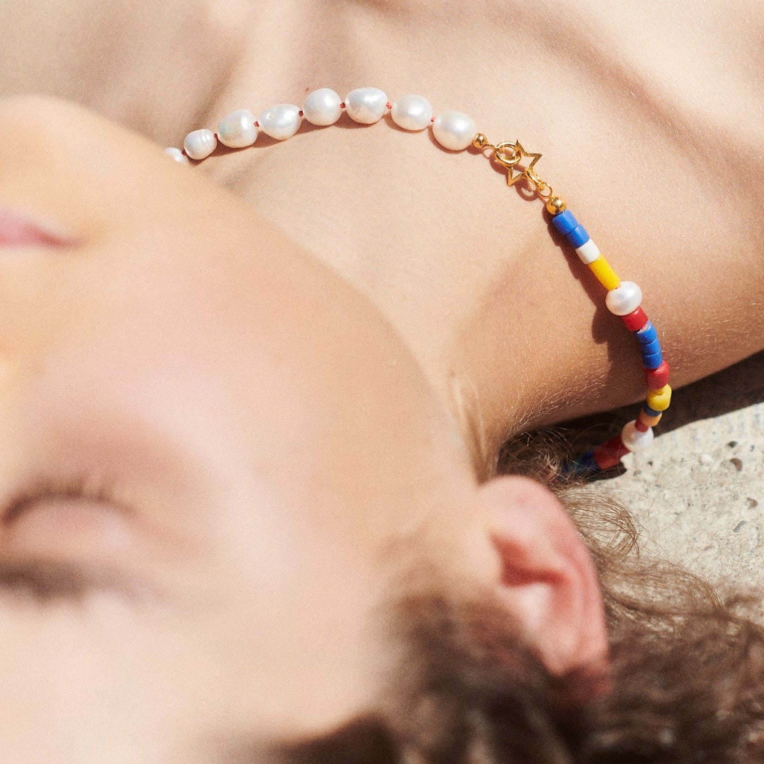 chaingang Halskette earth love perlen beads