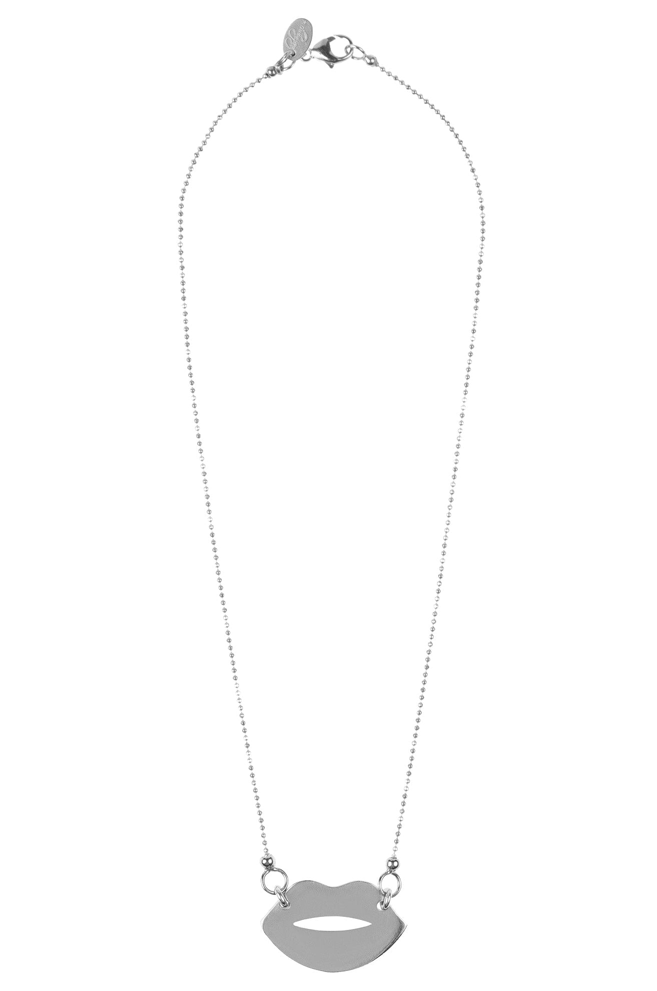 chaingang halskette kuss silber
