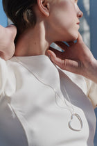 Halskette Love Me Too | ein massives Herz aus Sterling Silber