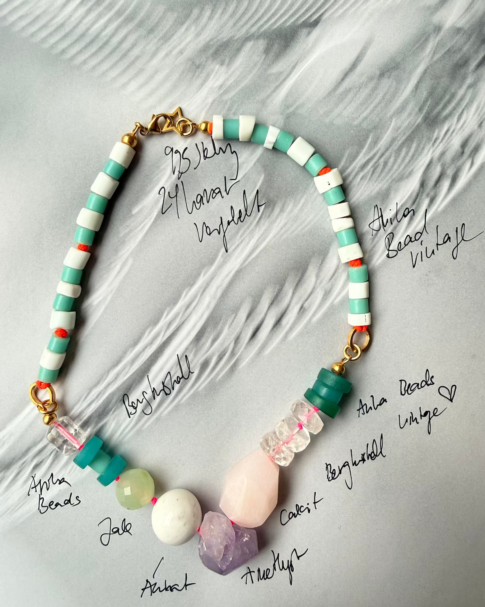 Halskette Collier Miley von chaingang handgemacht in München