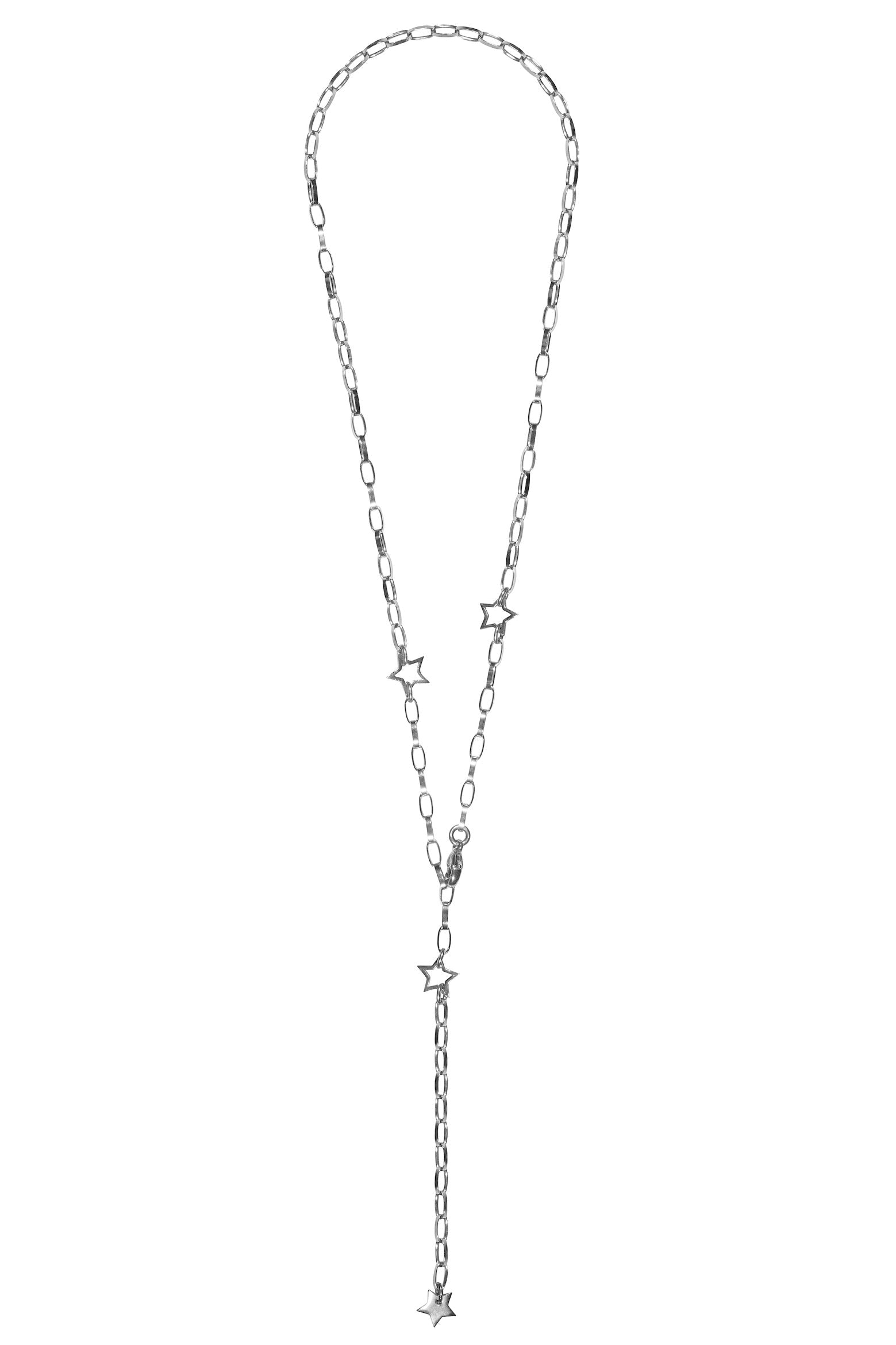 Halskette Silber Sterne Chaingang