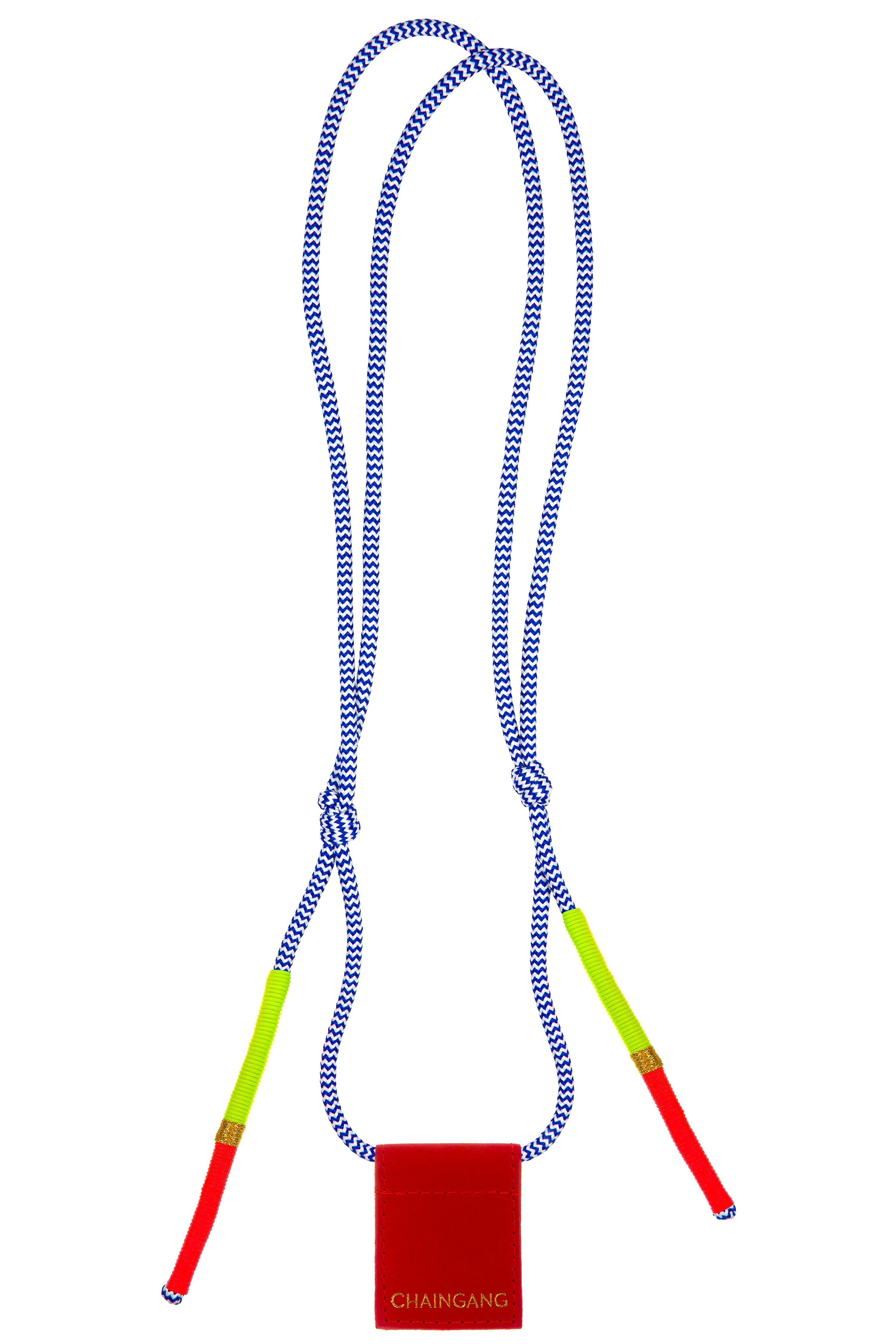 Handykette Blau Neon Chaingang Stoff