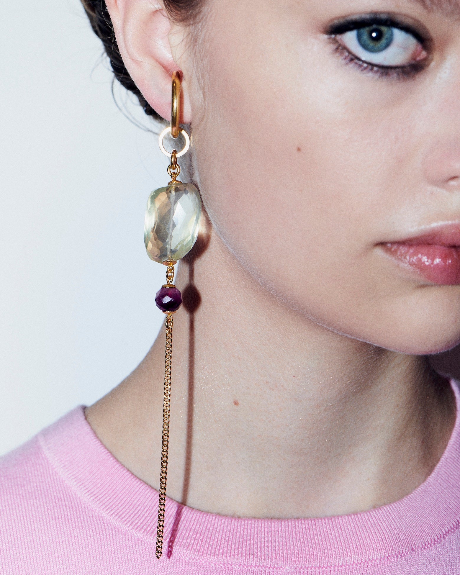 Earcuff Statement Edelstein Mono Chaingang