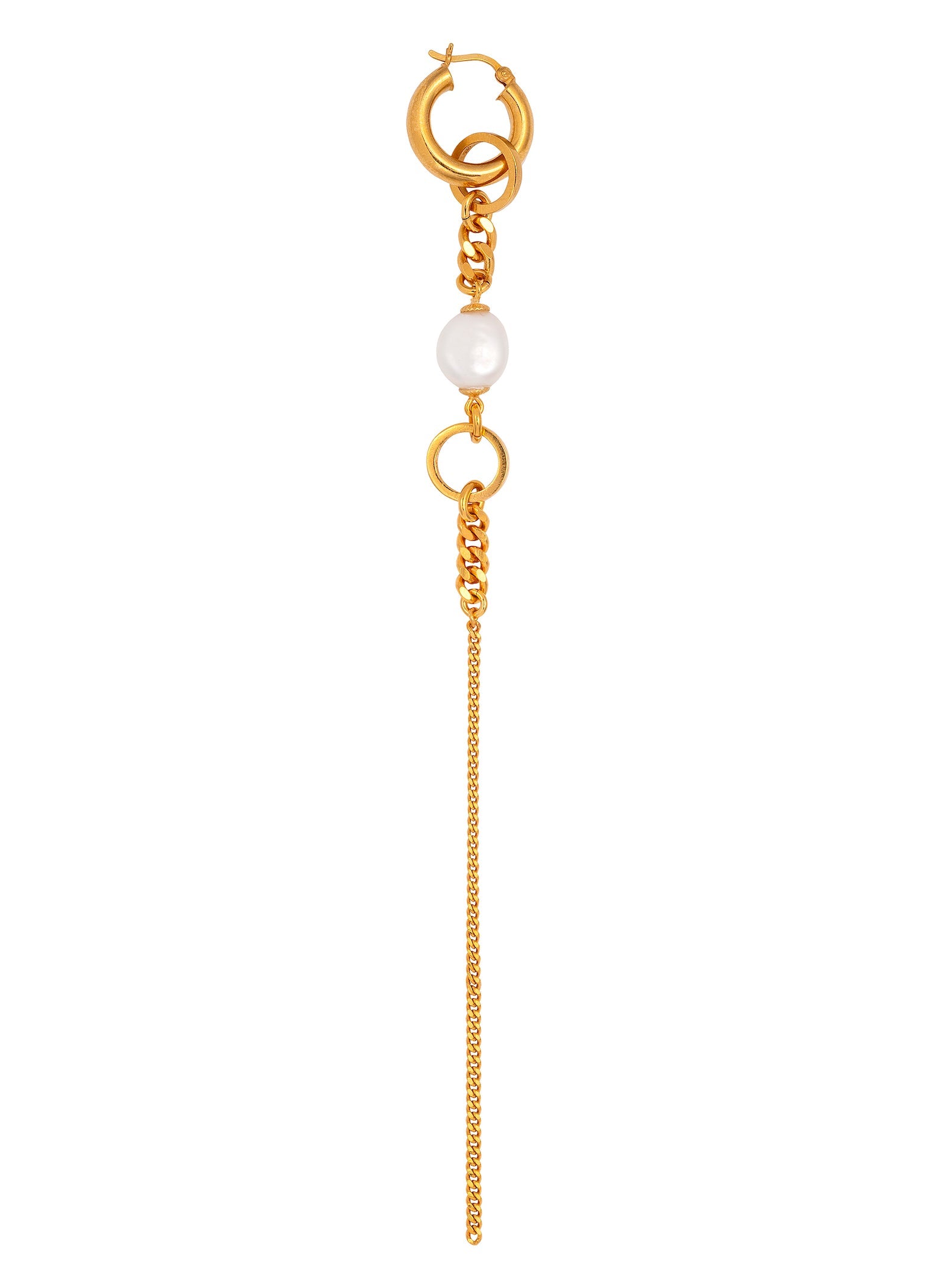 Mono Ear cuff Chunky Gold Chaingang