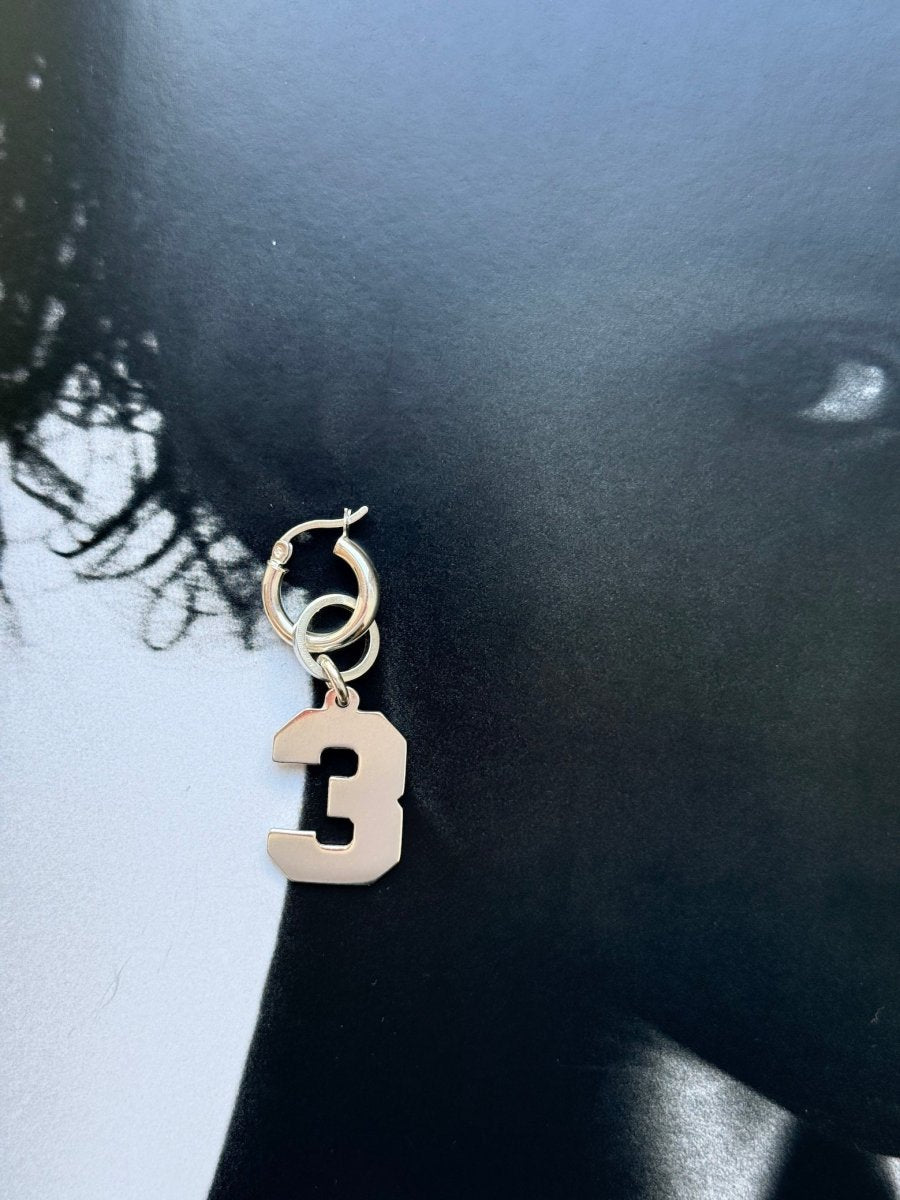 Mono Ohrring mit deiner Lebenszahl | Numerologie