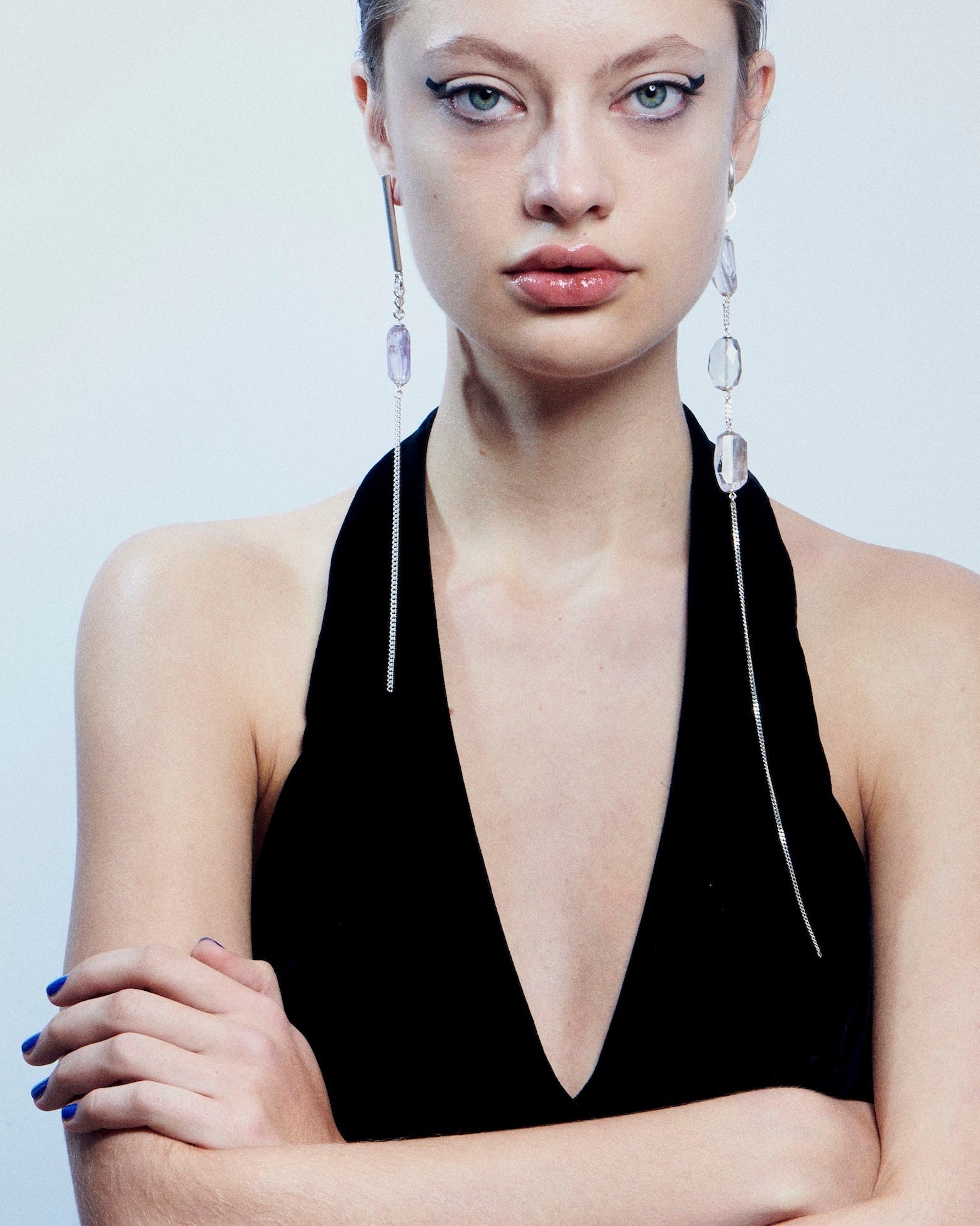 Festliche Mono Ohrringe Chaingang