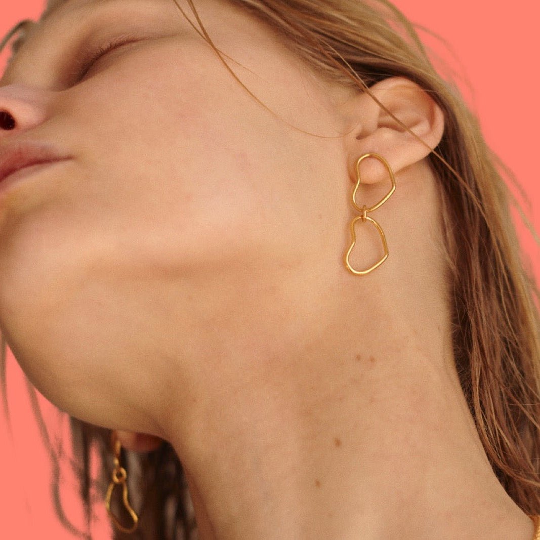 chaingang Ohrringe Amore mio gold