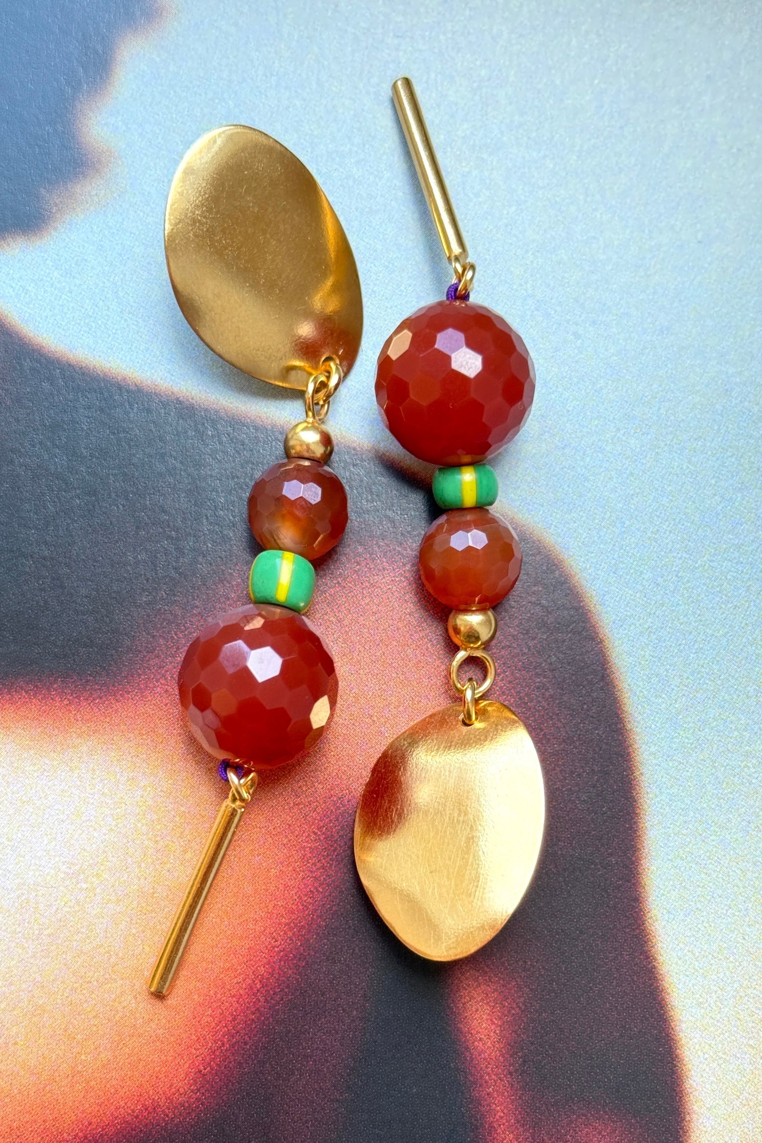 Ohrringe Stecker  Edelsteine Gold