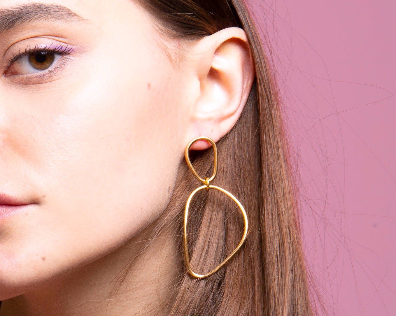 chaingang Ohrring gold alltagstauglich