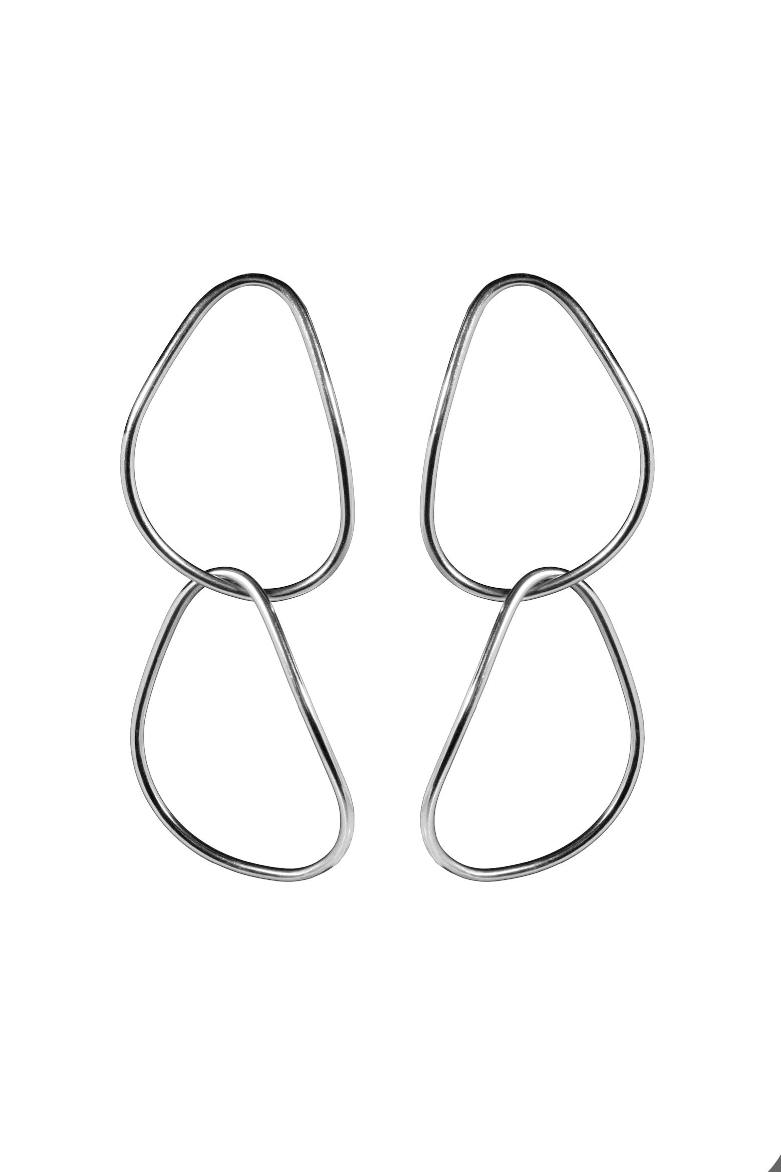 chaingang große leichte Ohrringe twoflow silber